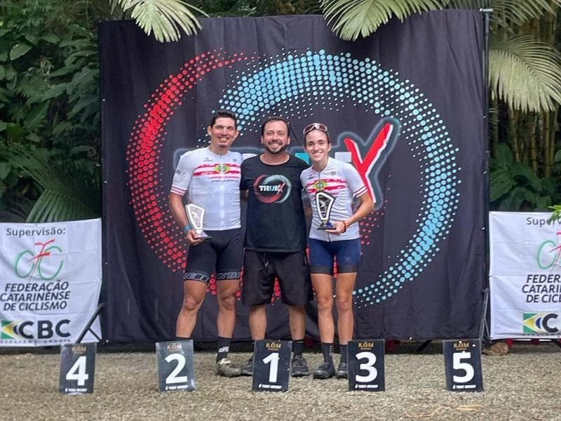 Dois ciclistas vão ao pódio no Estadual de Mountain Bike