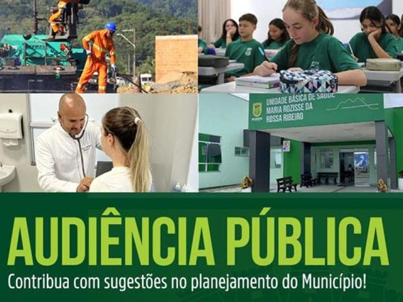 Consulta pública para PPA, LDO e LOA 2026 segue aberta para sugestões
