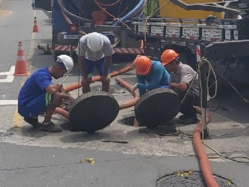 Prossegue cronograma de manutenção preventiva de elevatórias de esgoto