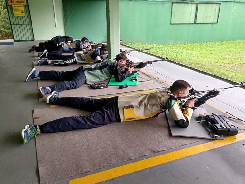 Equipe de Jaraguá do Sul vence etapa do Estadual de Carabina Deitado