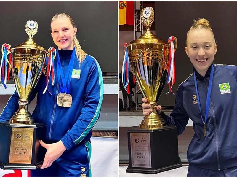 Dupla jaraguaense é chamada para seleção brasileira Sub-21 de vôlei