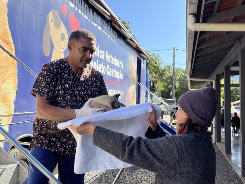 Castração gratuita de quase 400 animais ocorreu em dois bairros