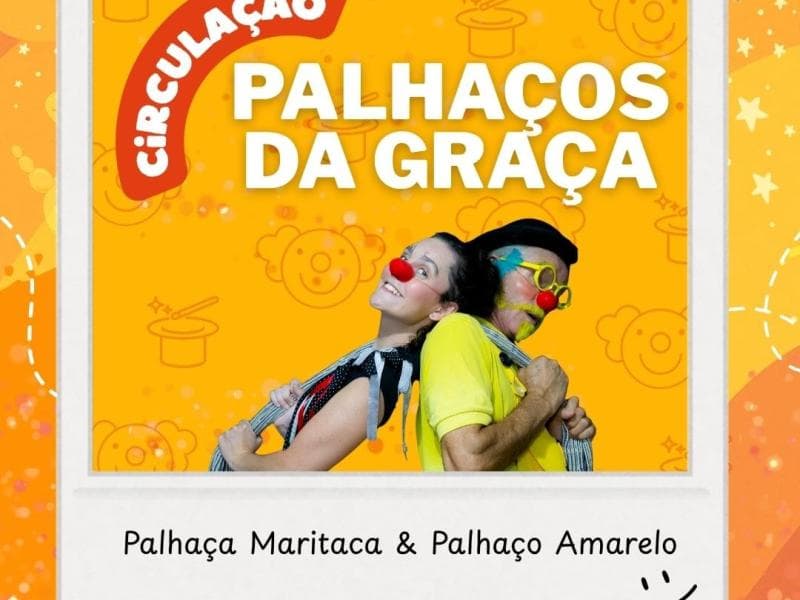 Palhaços da Graça leva arte e diversão para CEIs e comunidade