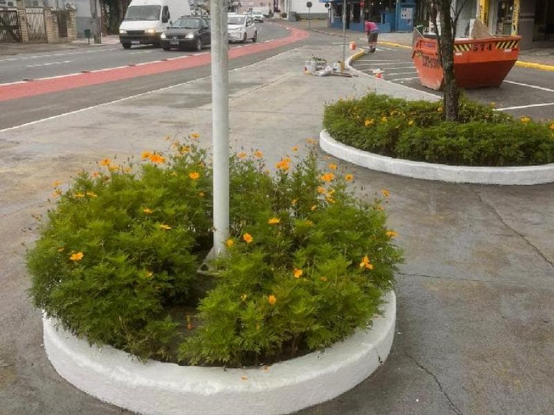 Jaraguá do Sul dá continuidade ao embelezamento da cidade