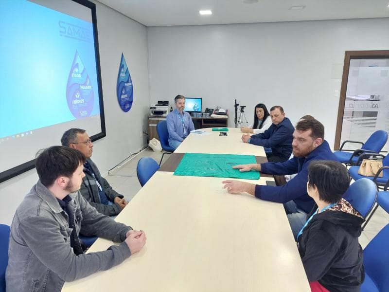 Samae recebe gestores de Pomerode em visita técnica