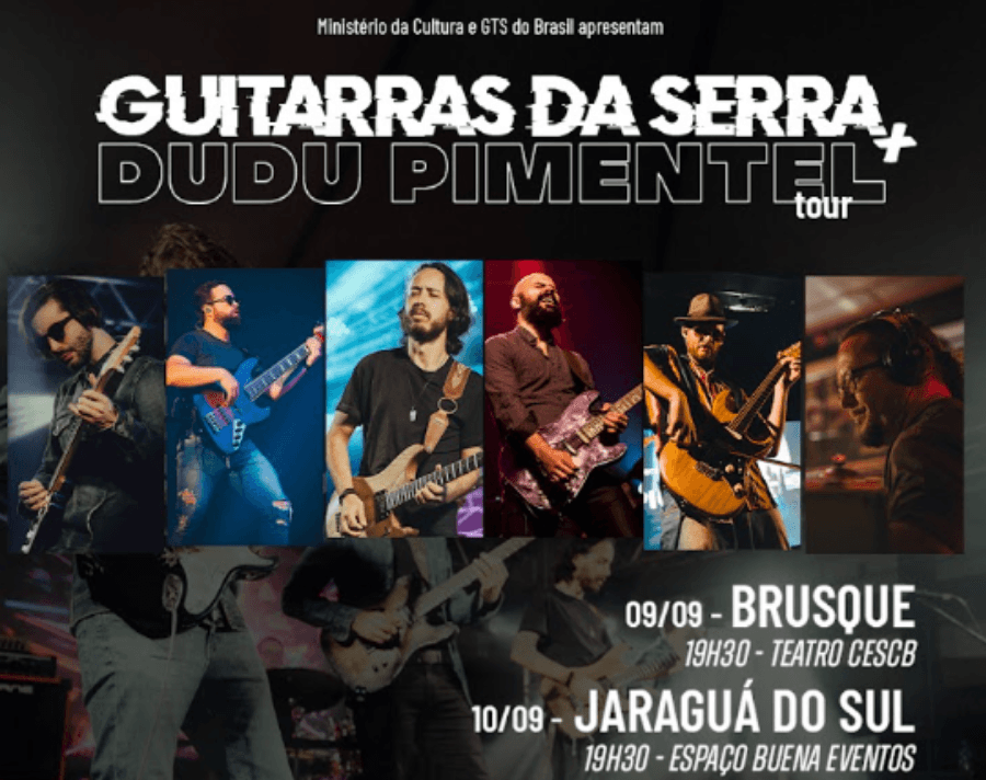 Município recebe turnê musical com entrada gratuita