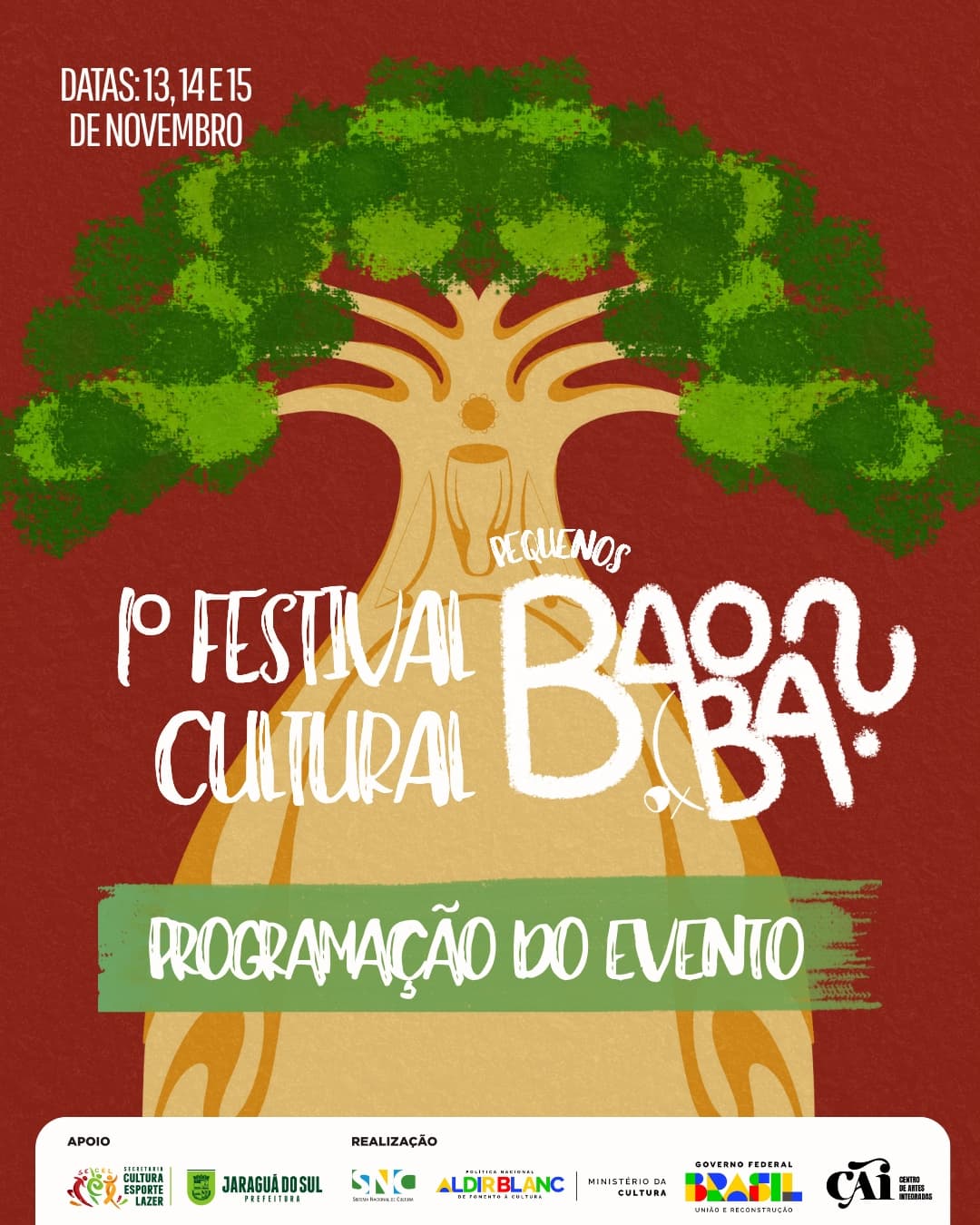 Festival Pequenos Baobás celebra as raízes afro-brasileiras
