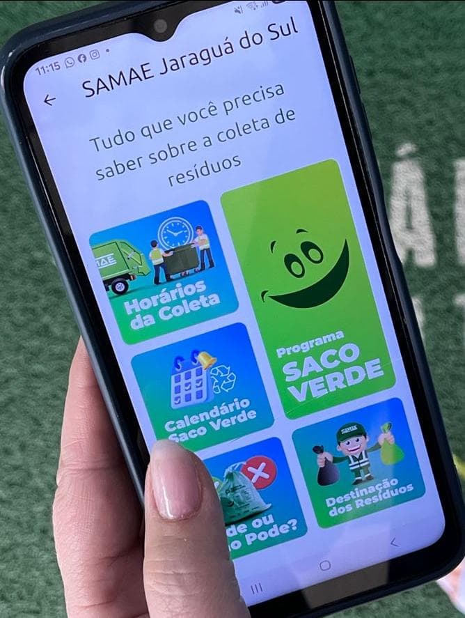 Calendário do Saco Verde 2026 já está disponível no aplicativo Jaraguá na Mão