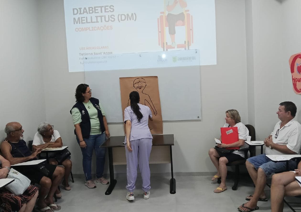 Complicações do diabetes é tema de encontro na UBS Águas Claras