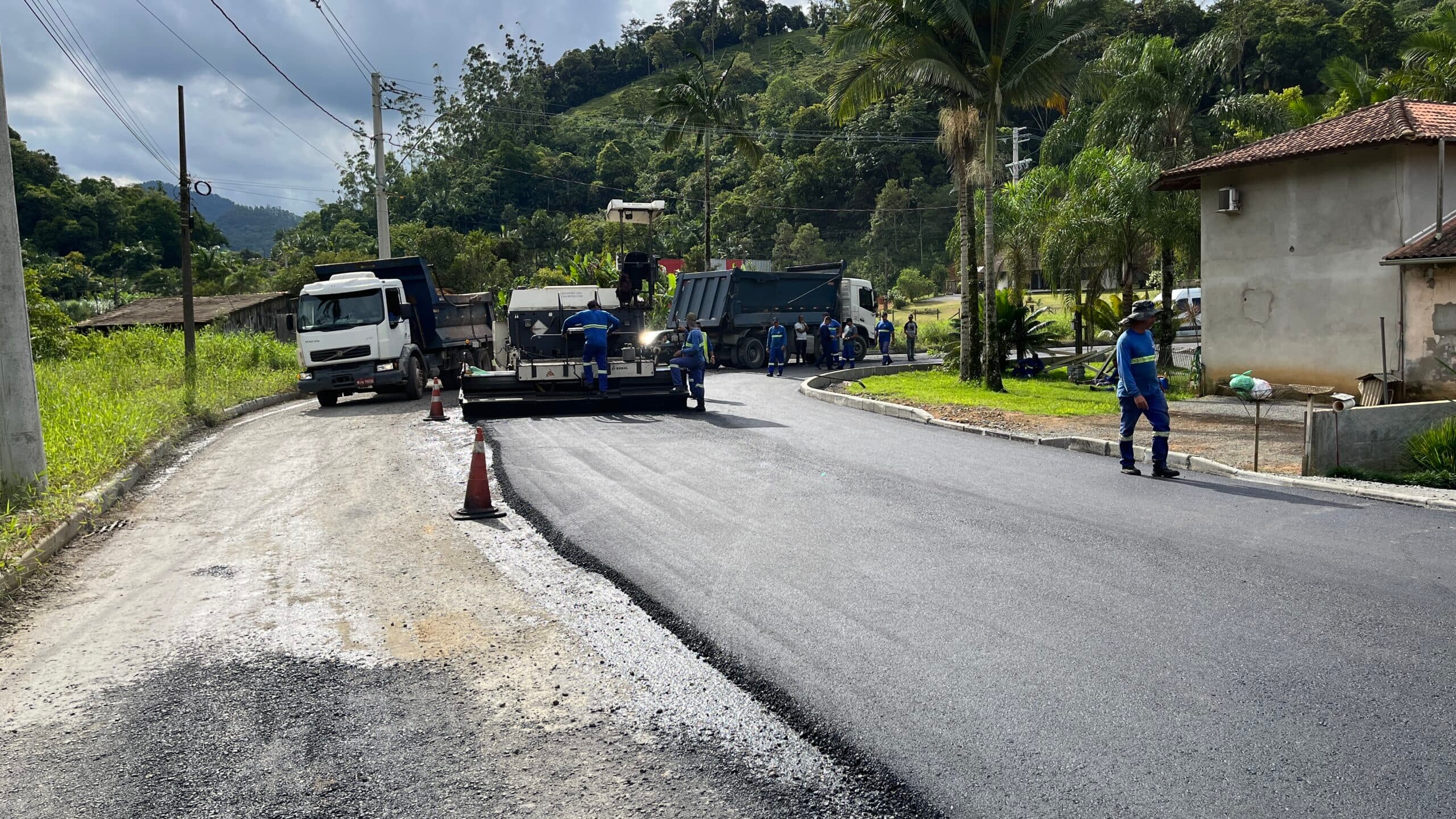 Jaraguá do Sul amplia infraestrutura viária com novas pavimentações