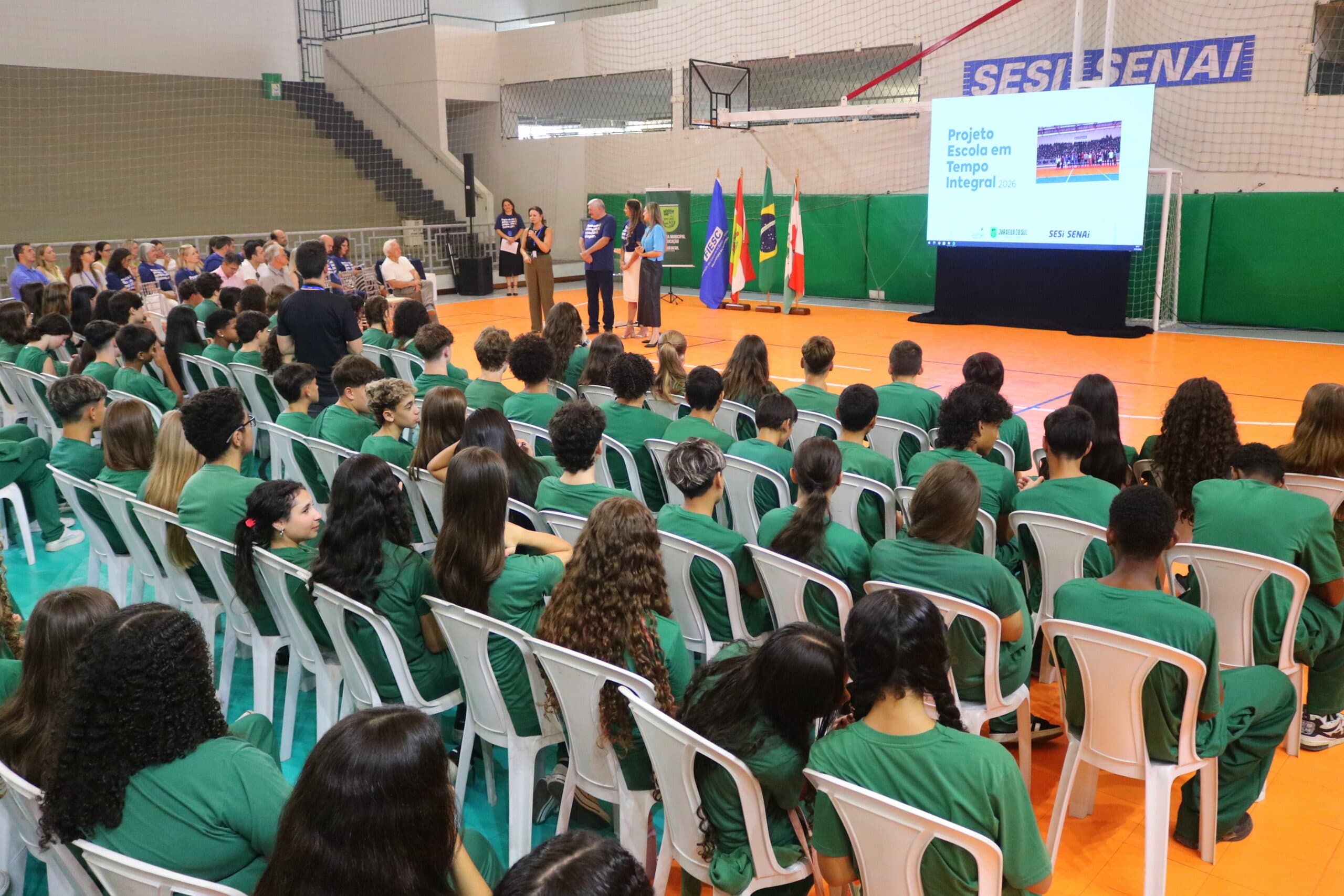 Lançada a edição 2026 do projeto Escola em Tempo Integral