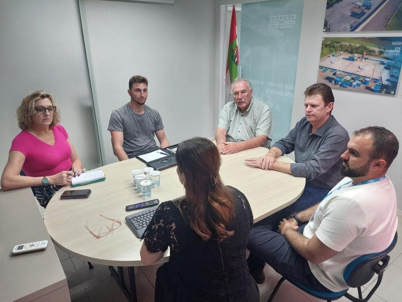 Samae recebeu gestores da autarquia Águas de Corupá