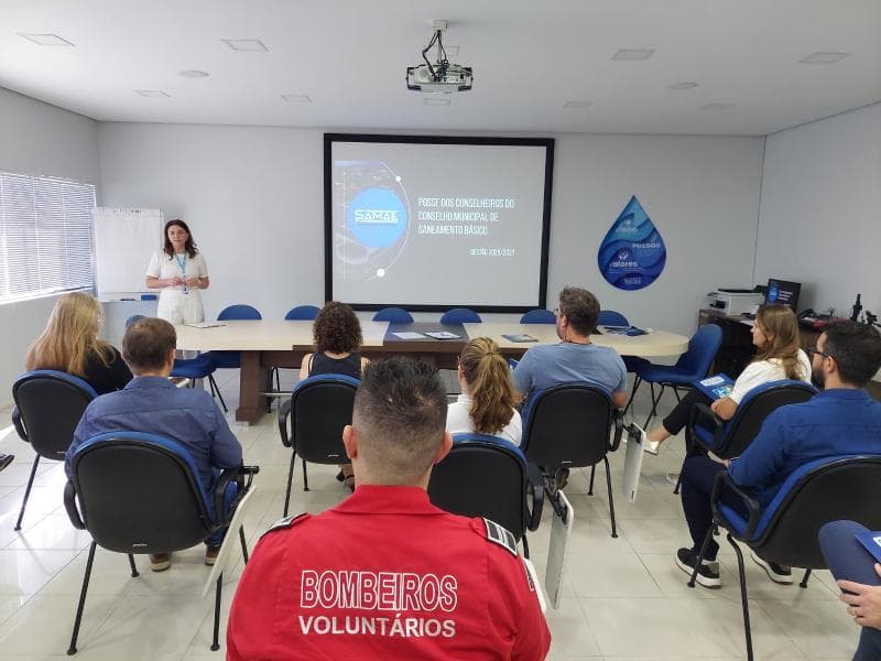 Conselho Municipal de Saneamento empossa novos conselheiros