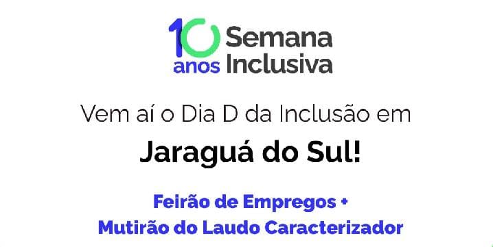 Feirão de Empregos para PCDs ocorre no sábado (6)