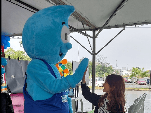 Samae participou do evento Domingo no Parque WEG