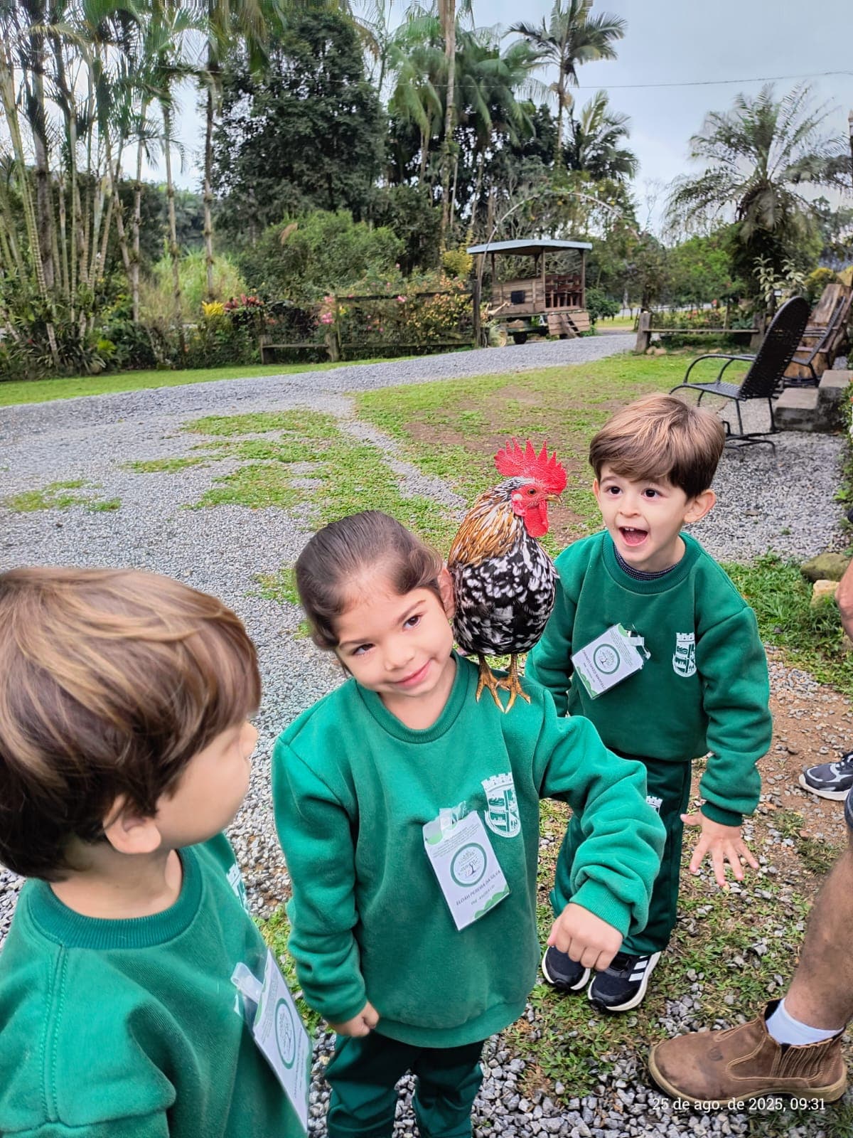 Alunos do Cmei Alexander Enke participam de viagem de estudos