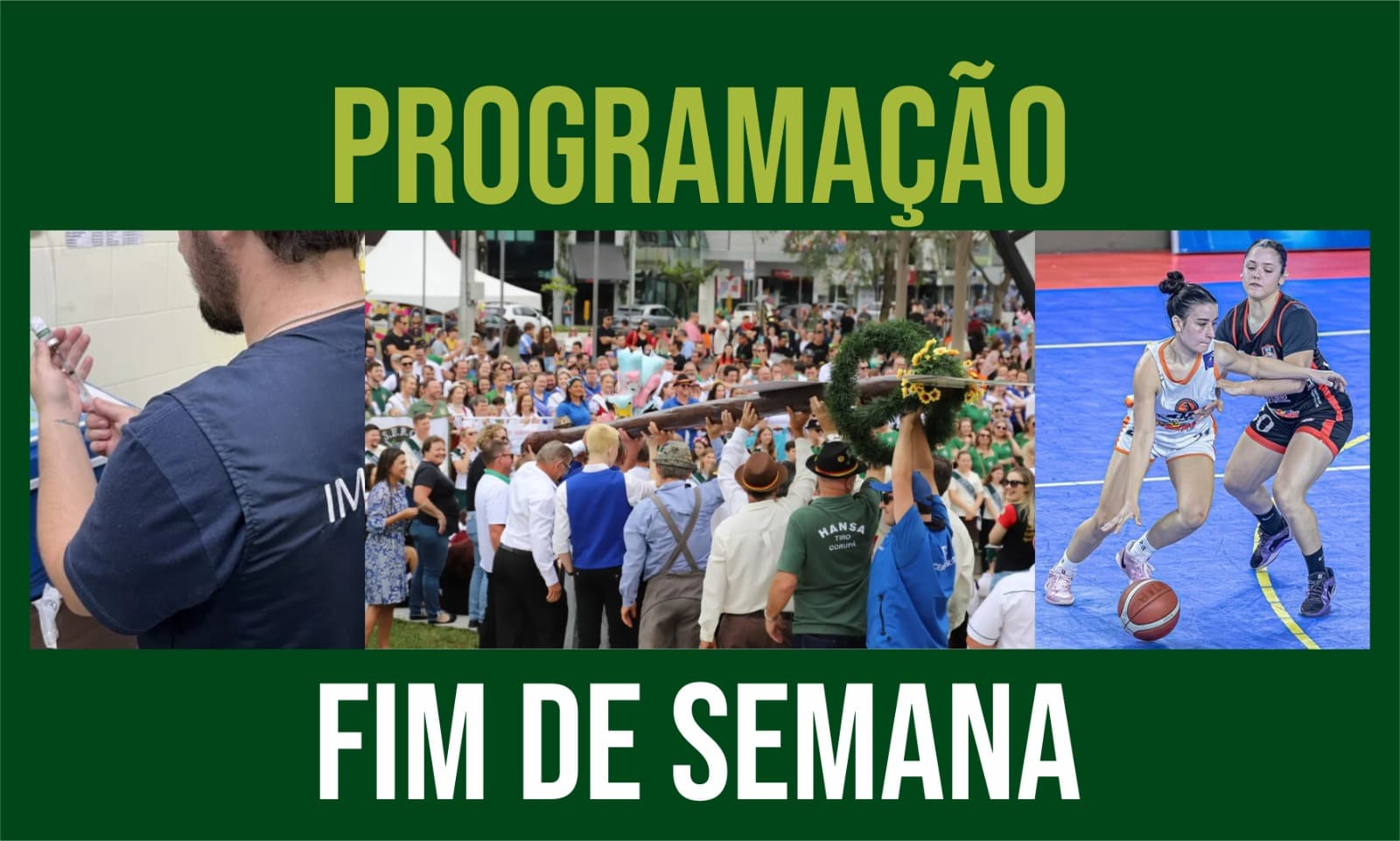 Confira a agenda de fim de semana em Jaraguá do Sul – 26 a 28/09