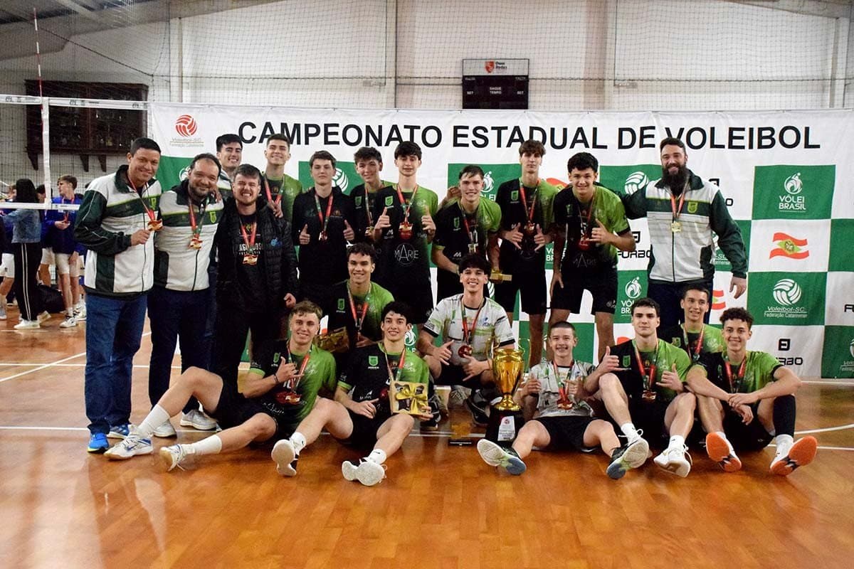 ADV/Jaraguá é Campeã Estadual de Vôlei Sub-19