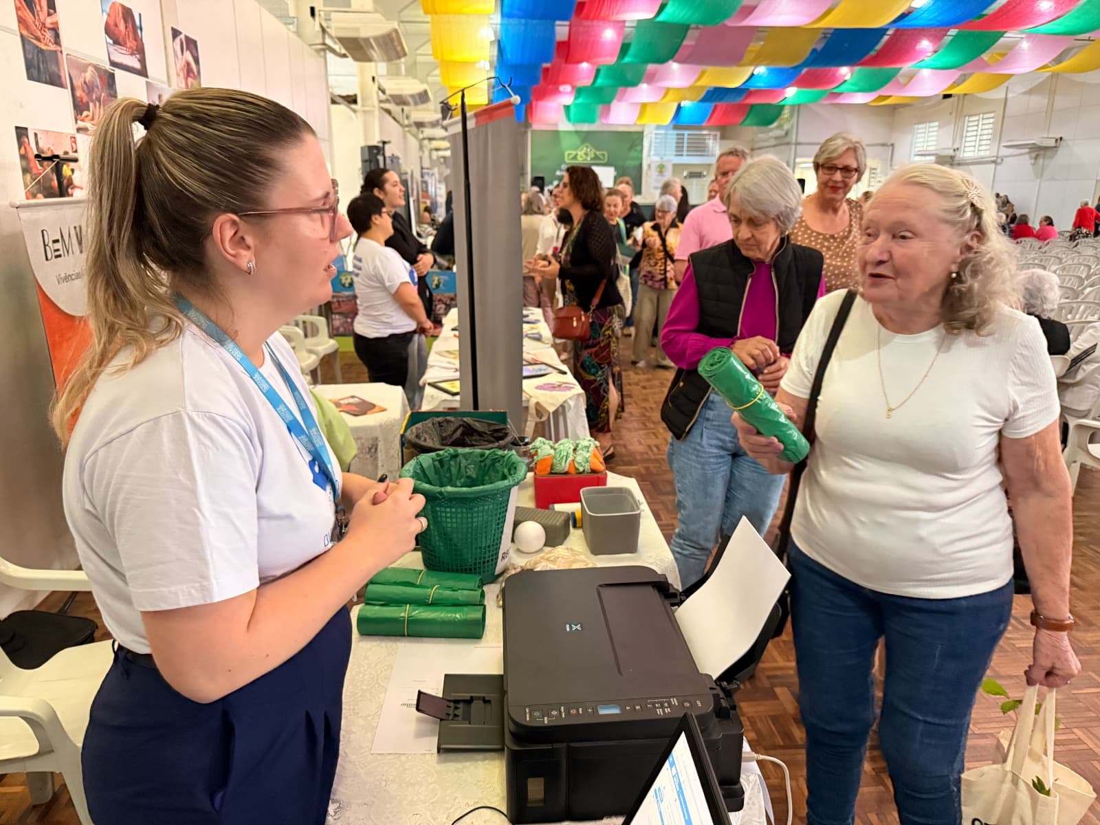 Samae participou de evento alusivo ao Dia do Idoso