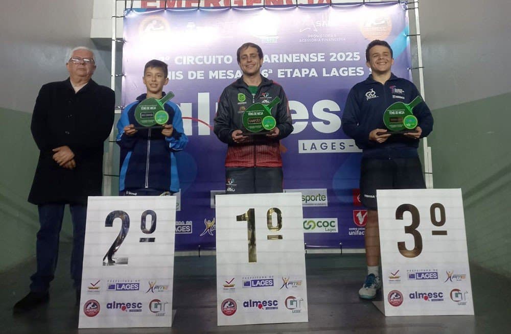 ATMJ/Secel é bicampeã estadual de tênis de mesa