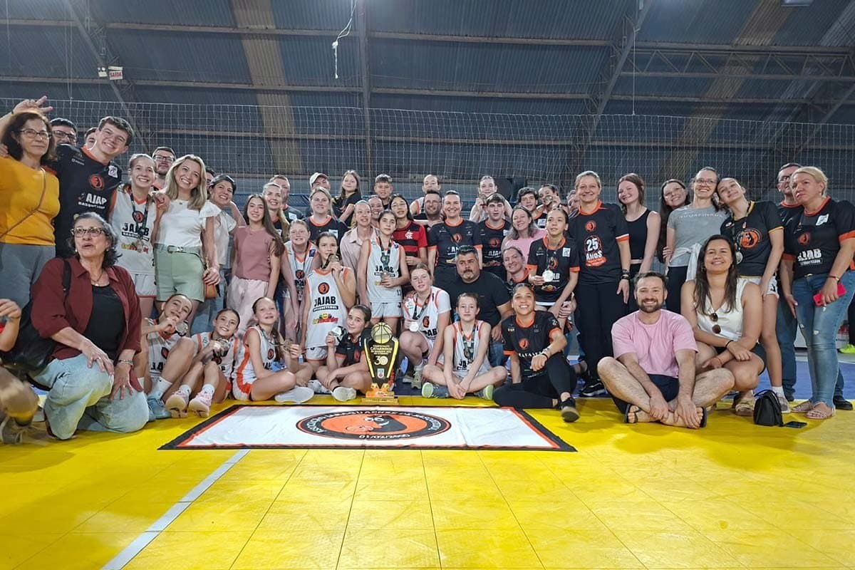 Ajab/Secel é vice no Estadual de Basquete Sub-12 Feminino