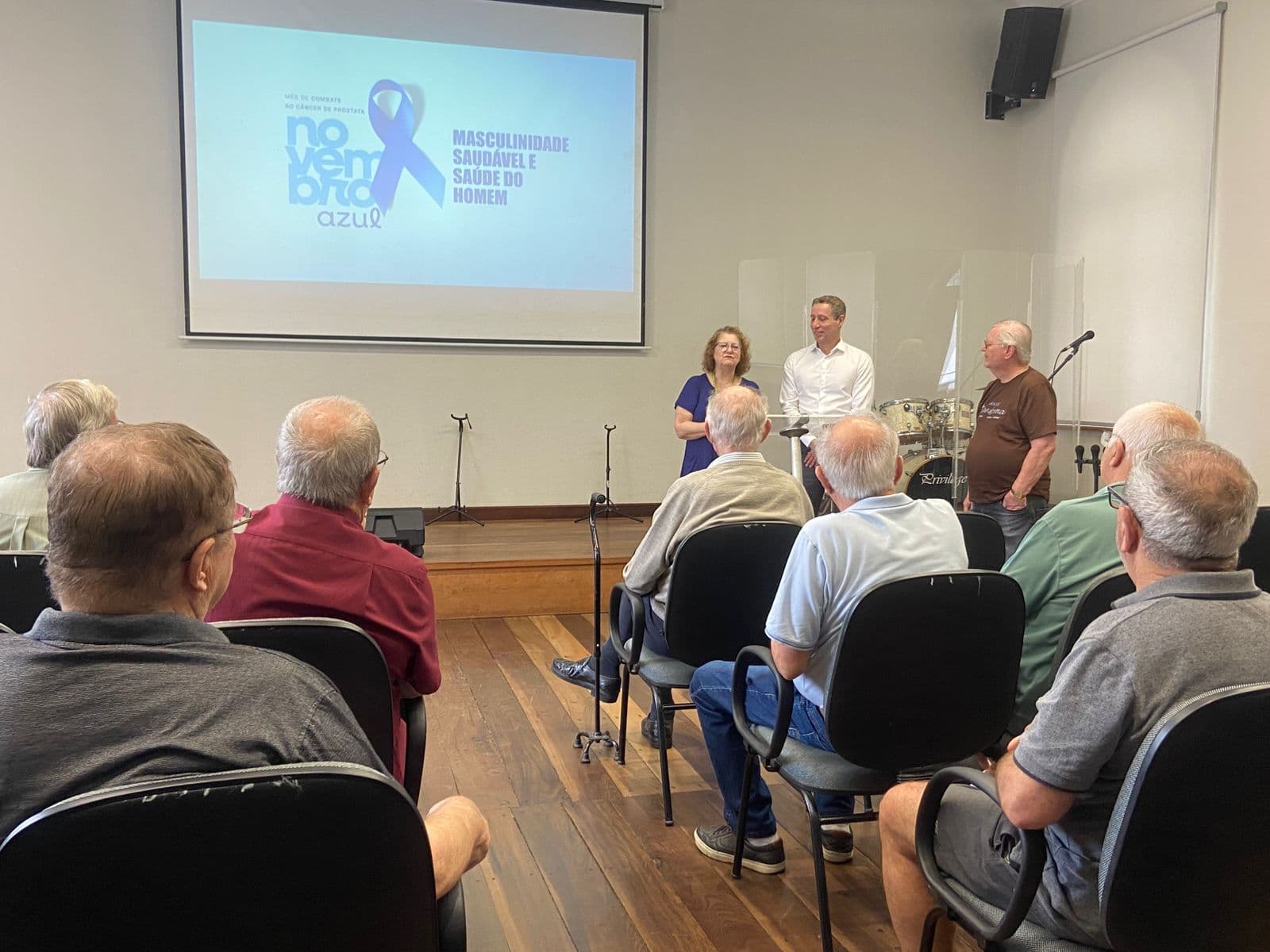 Palestra aborda cuidados em relação ao câncer de próstata