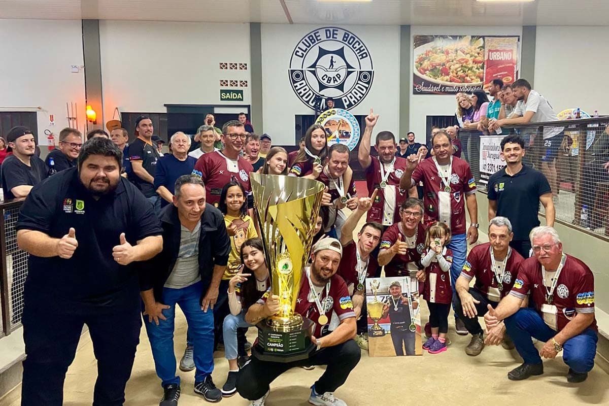 Pradi é o grande campeão da Série Ouro do Campeonato de Bocha