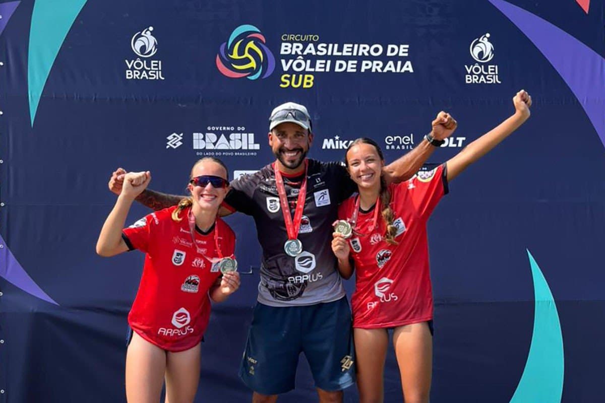 Dupla jaraguaense conquista título do Circuito Brasileiro de Vôlei de Praia Sub-17