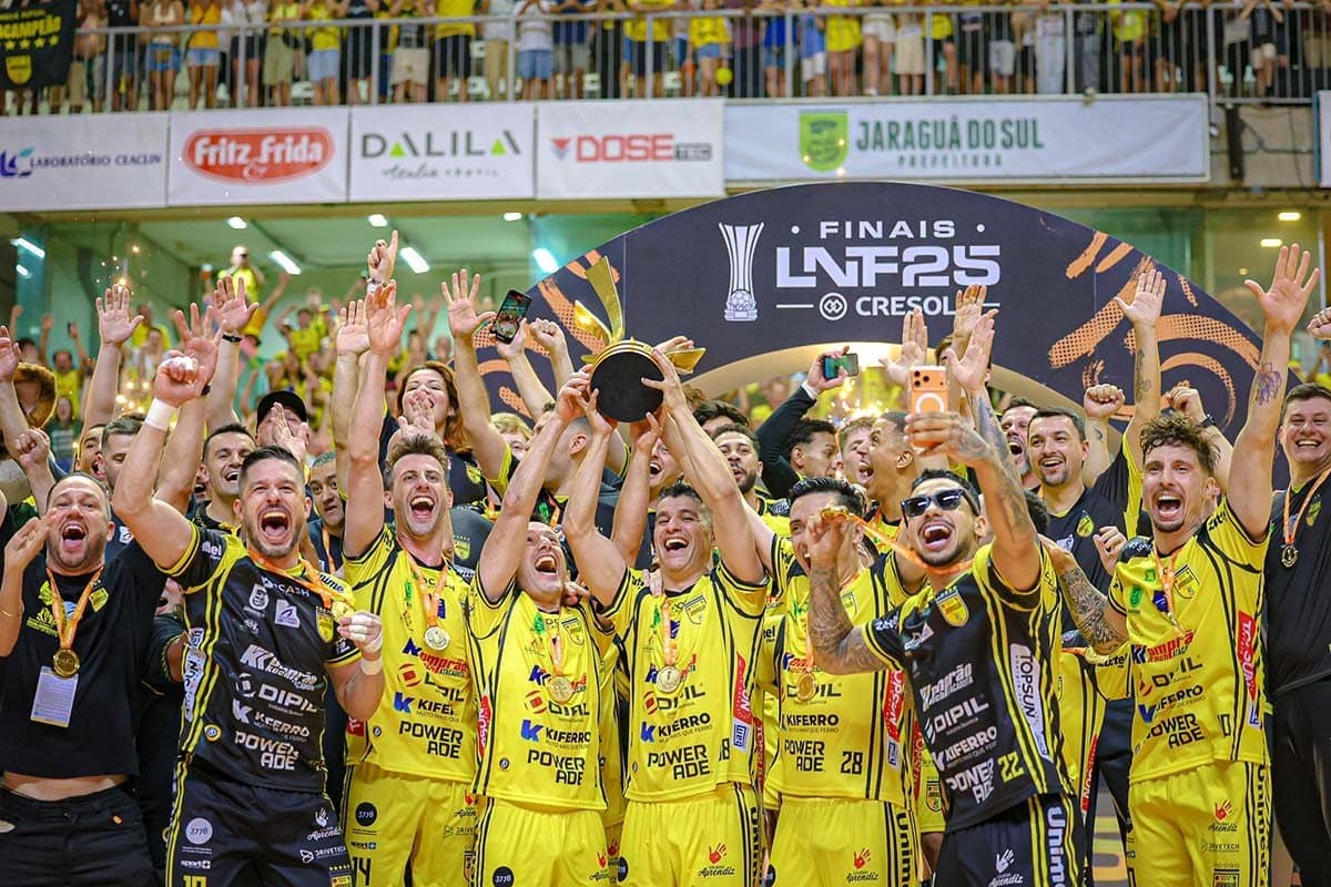 Jaraguá Futsal é eleito o melhor clube do mundo