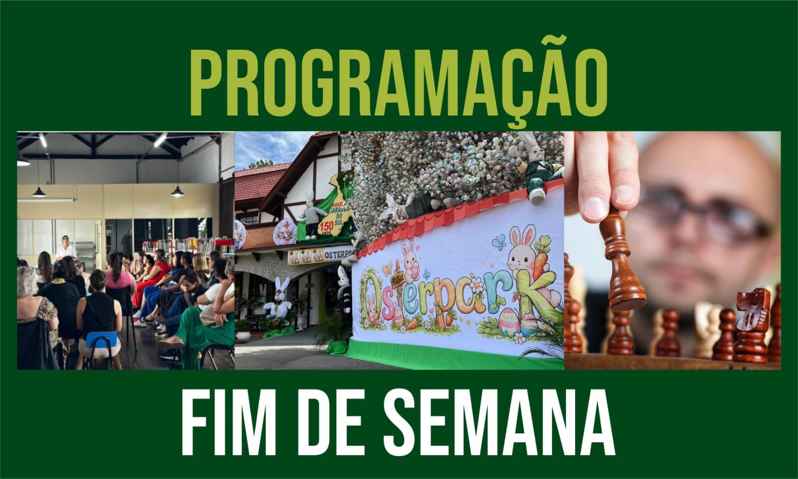 Confira a agenda de fim de semana de Jaraguá do Sul – 27/02 a 1º/03
