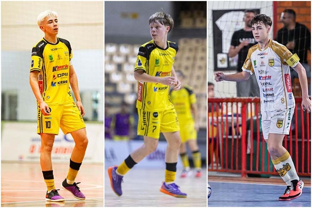 Jaraguá Futsal tem três atletas convocados para Seleção Brasileira Sub-17