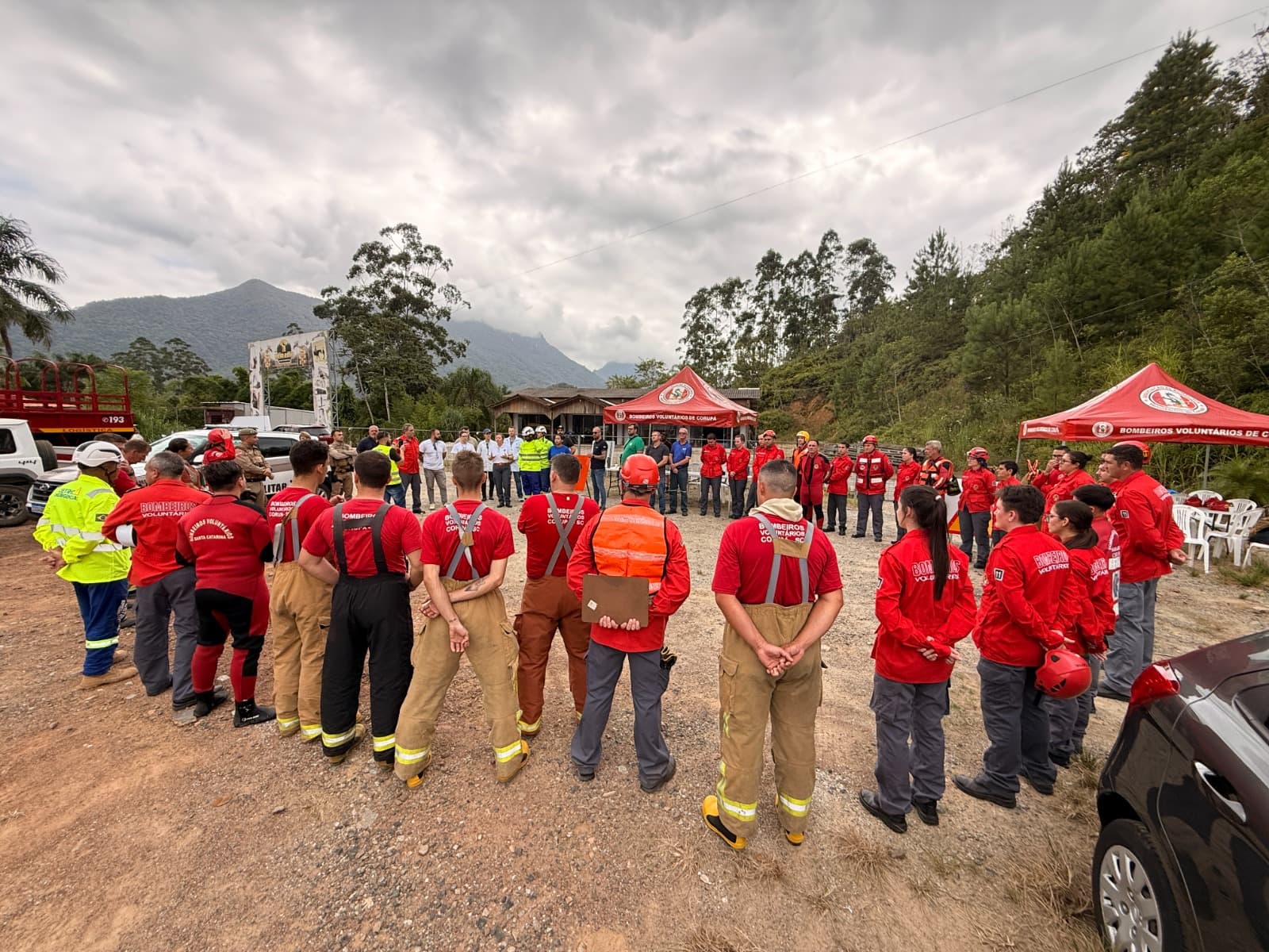 Samae participou de simulado da Defesa Civil