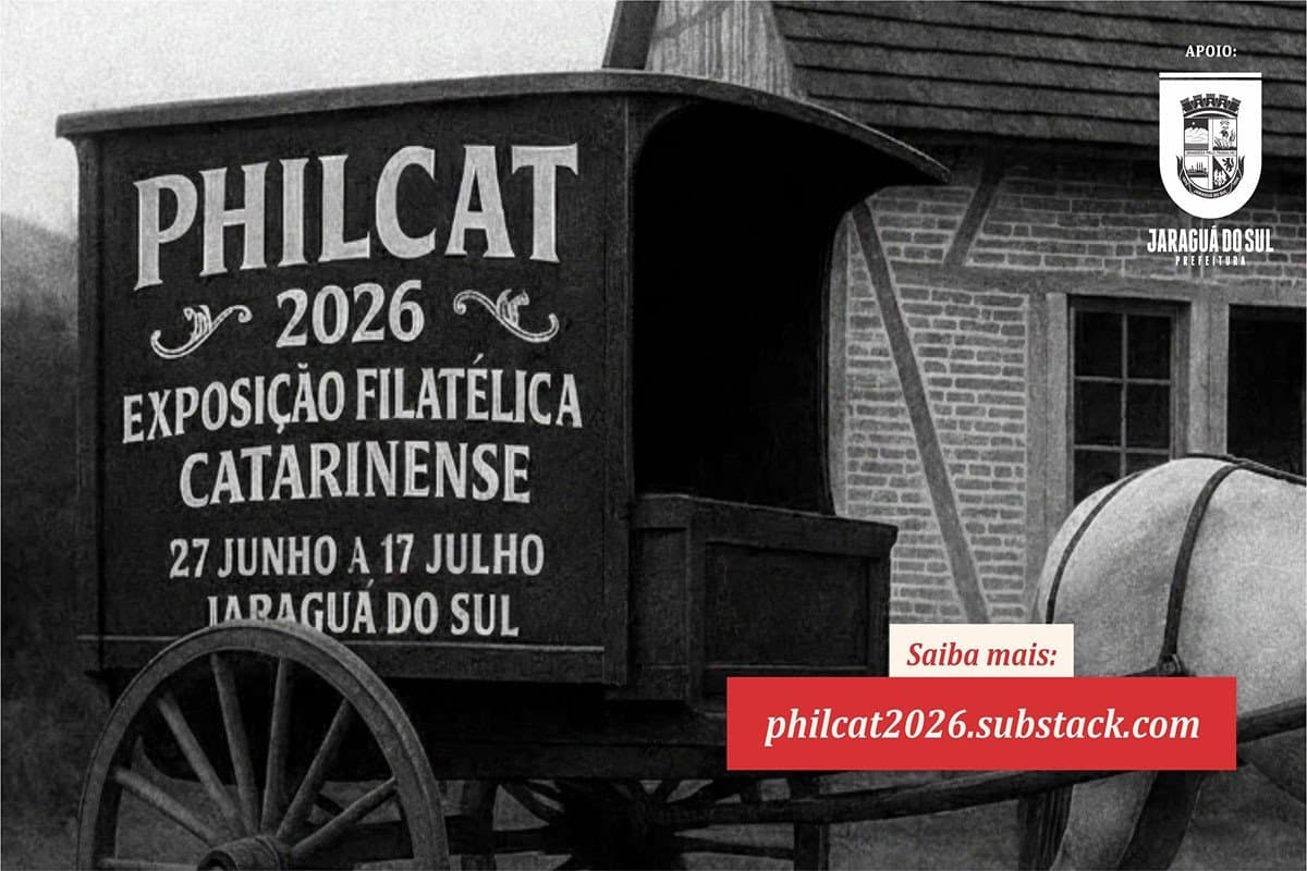 Abertas inscrições para exposição filatélica em Jaraguá do Sul